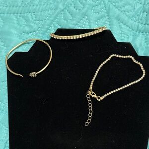 Elegant Gold and Silver Jewelry Set